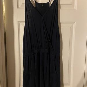 Navy blue romper